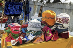 Almaty, Kazakhstan: traditional souvenirs